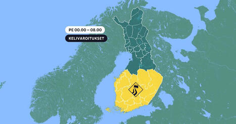 Kuura liukastaa tiet Etelä- ja Keski-Suomessa – ”Perjantaiaamuna saa olla liikenteessä tarkkana”, sanoo Ylen meteorologi | Kotimaa | Yle | 1Uutiset - Lukemisen tähden | Scoop.it