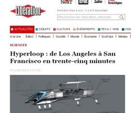 Emballement supersonique autour du "TGV" hyper loop | Post-Sapiens, les êtres technologiques | Scoop.it