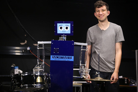 SE - Robot drummer posts pictures of jamming sessions on Facebook - Queen Mary University of London | Robots in Higher Education | Scoop.it