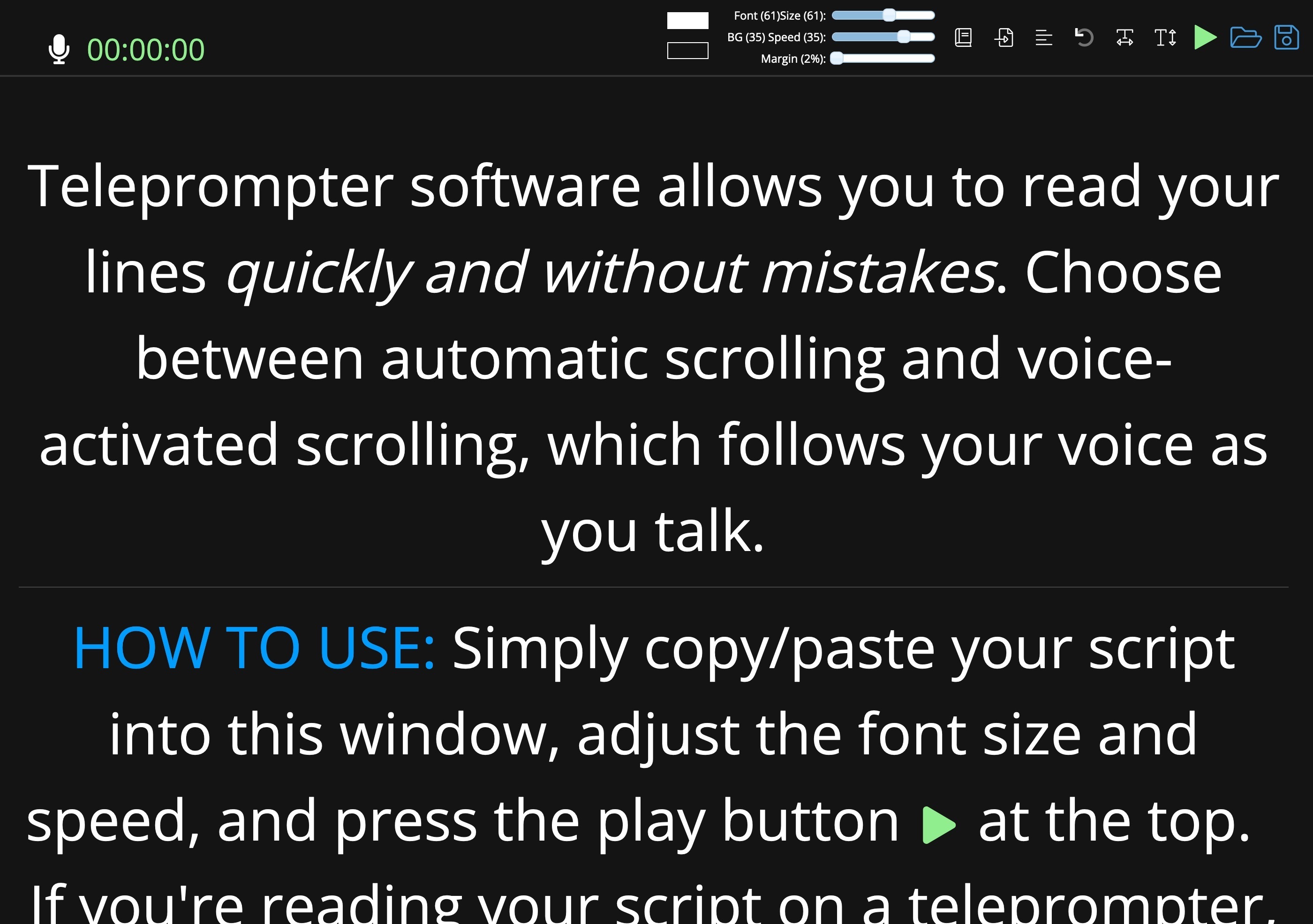 Free Teleprompter Software Voice Activated On...