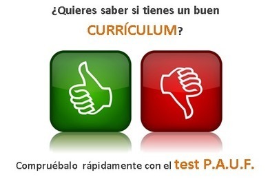 C&oacute;mo evaluar tu Curr&iacute;culum -M&eacute;todo P.A.U.F. | Empl&eacute;@te 2.0 | Scoop.it