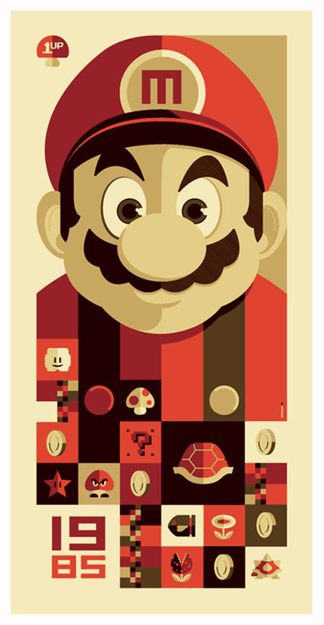 Ghostbuster, Mario, les Goonies… – 24 excellents posters retro de Strongstuff | Ufunk.net | Vade RETROGames sans tanasse! | Scoop.it
