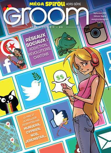 NetPublic » L’histoire des réseaux sociaux Facebook, Twitter et Instagram en BD et pour tous | La bande dessinée FLE | Scoop.it