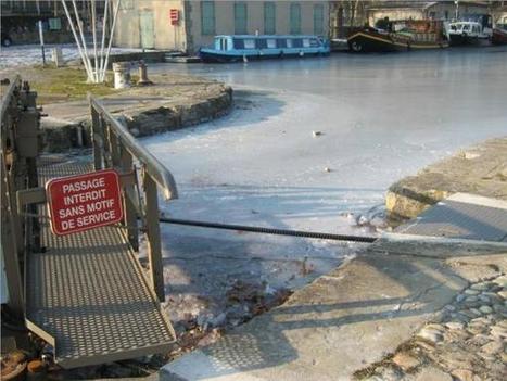 Carcassonne. Le bassin du canal gelé | Carcassonne | Scoop.it