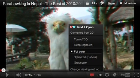 Δυνατότητα μετατροπής απλών βίντεο σε 3D για όλους προσθέτει το YouTube | omnia mea mecum fero | Scoop.it