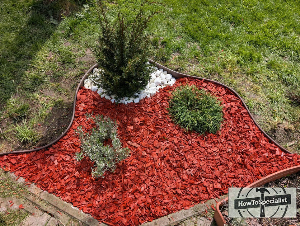How to Make a Simple Accent Area in Your Lawn with Mulch, Stones, and Plants | Garden Plans | Scoop.it