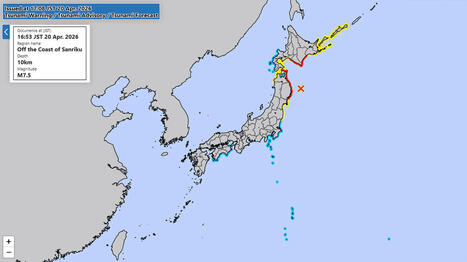 Un s&eacute;isme de magnitude 7,4 touche le nord du Japon, une alerte au tsunami &eacute;mise &ndash; | Plan&egrave;te DDurable | Scoop.it