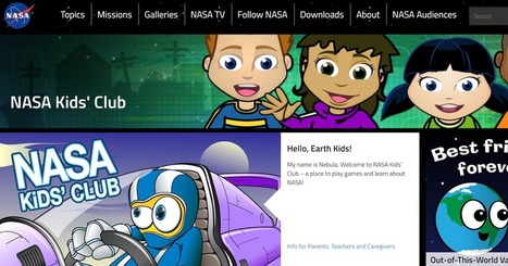 NASA Kids' Club - Fun Games for Learning About Space via @rmbyrne  | iGeneration - 21st Century Education (Pedagogy & Digital Innovation) | Scoop.it