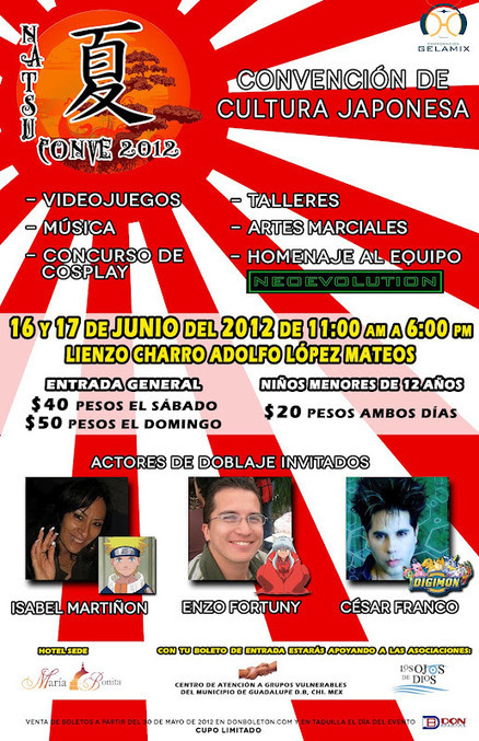 NATSU CONVE 2012, Ciudad Juarez Chihuahua | Noticias Anime [es] | Scoop.it
