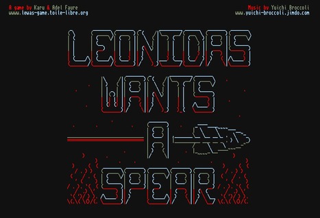 Leonidas Wants a Spear ! by AdelFaure | ASCII Art | Scoop.it