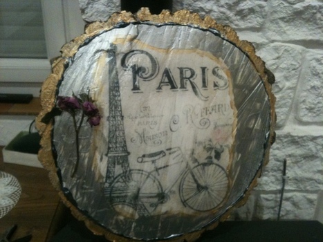 [Coup de ♥] Transfert d'une photo sur un rondin en bois par Evelyne sur le #CDB | Best of coin des bricoleurs | Scoop.it