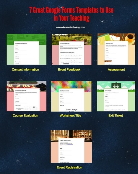 7 Great Google Forms Templates to Use in Your Teaching | TIC & Educación | Scoop.it