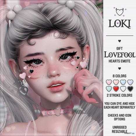 Lovefool Hearts Emote Teleport Hub Group Gift by Loki | Teleport Hub - Second Life Freebies | Second Life Freebies | Scoop.it