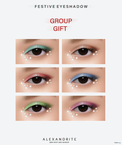 Festive Eyeshadow March 2022 Group Gift by ALEXANDRITE | Teleport Hub - Second Life Freebies | Second Life Freebies | Scoop.it
