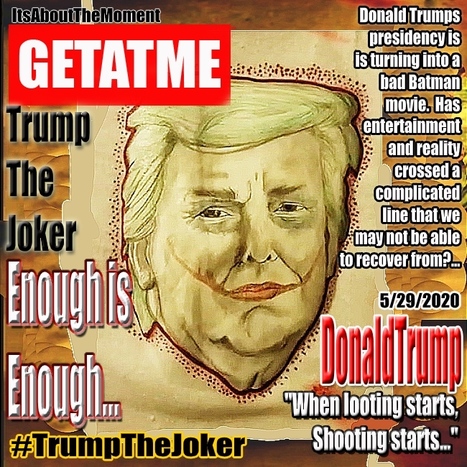 GetAtMe- Somebody send up the Bat signal, Trump The Joker is out of hand... (art by Rha.papo) | GetAtMe | Scoop.it