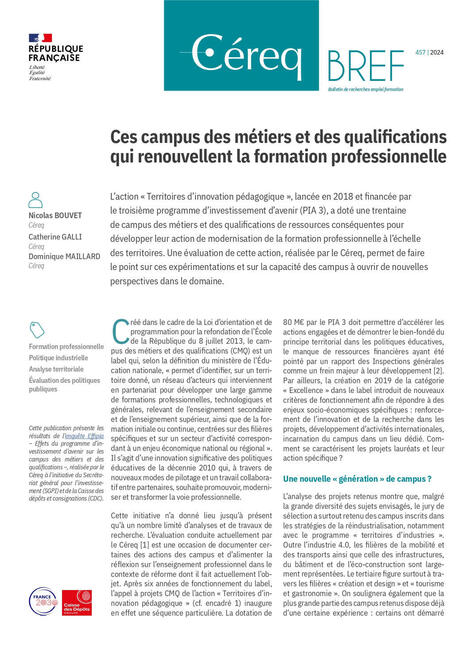 France. Ces campus des métiers et des qualifications qui renouvellent la formation professionnelle | Formation technique et professionnelle - FTP | Scoop.it