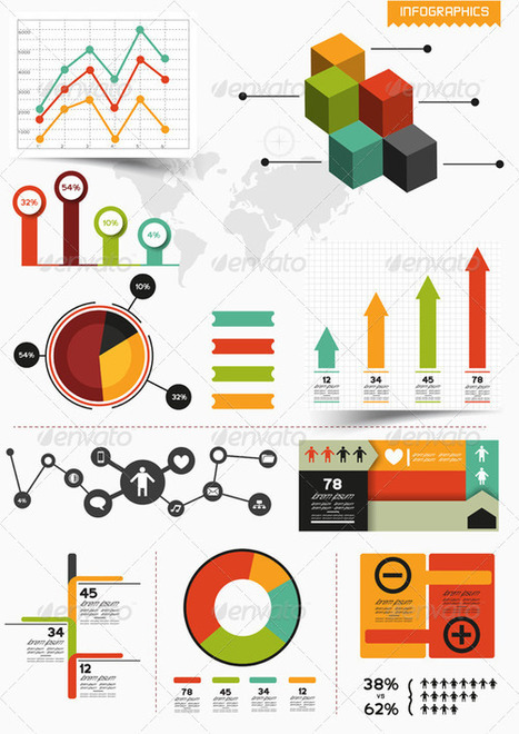 Dazzling Infographics Design Elements: Vector Resources | Didactics and Technology in Education | Scoop.it