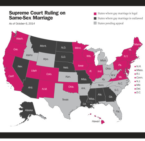 More than half of all Americans live in states where same-sex marriage is legal | ED 262 mylineONLINE:  Gender, Sexism, & Sexual Orientations | Scoop.it