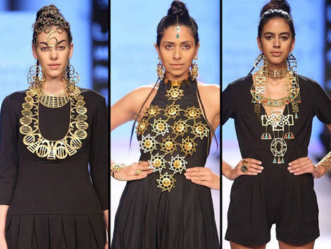 LFW WF 2015: Urvashi Kaur's Glitzy Accessories | Celebrity Fashion Trends | Scoop.it