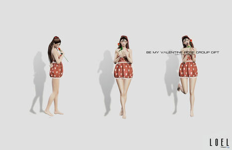 Be My Valentine Poses February 2023 Group Gift by loel | Teleport Hub - Second Life Freebies | Second Life Freebies | Scoop.it