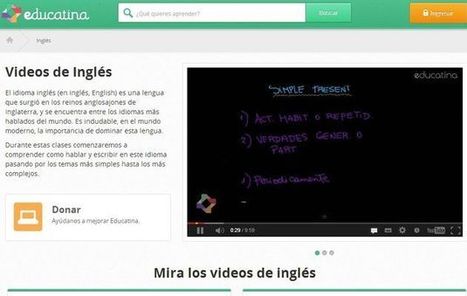 Amplia colección de vídeos para aprender inglés en Educatina | TIC & Educación | Scoop.it