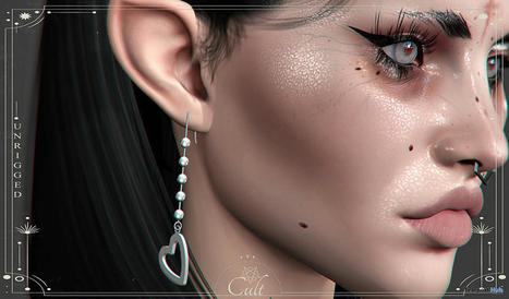 Love Earring With HUD March 2022 Group Gift by CULT | Teleport Hub - Second Life Freebies | Second Life Freebies | Scoop.it