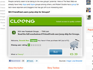 Cleeng | makes it easy to charge for your blog, without annoying readers | TNW Europe | Marketing Strategy and Business | Scoop.it