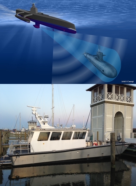 Leidos vient de terminer des essais à la mer du système d'exploitation du futur véhicule autonome anti sous-marins ACTUV | Newsletter navale | Scoop.it