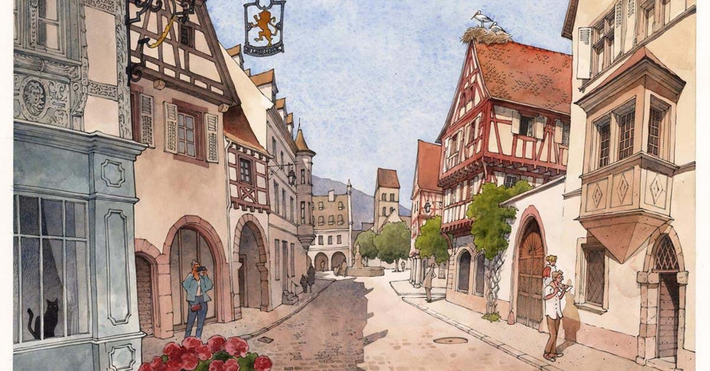 L'architecture traditionnelle alsacienne mise en illustrations | Th&eacute;matique culture et histoire de l'Alsace | Scoop.it