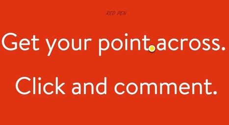 Red Pen. Un outil de feedback pour les pros du design | TICE et langues | Scoop.it