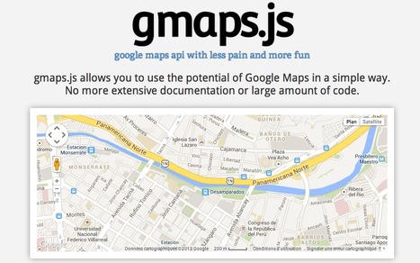 gmaps.js &mdash; Google Maps API with less pain and more fun | API's on the web | Scoop.it