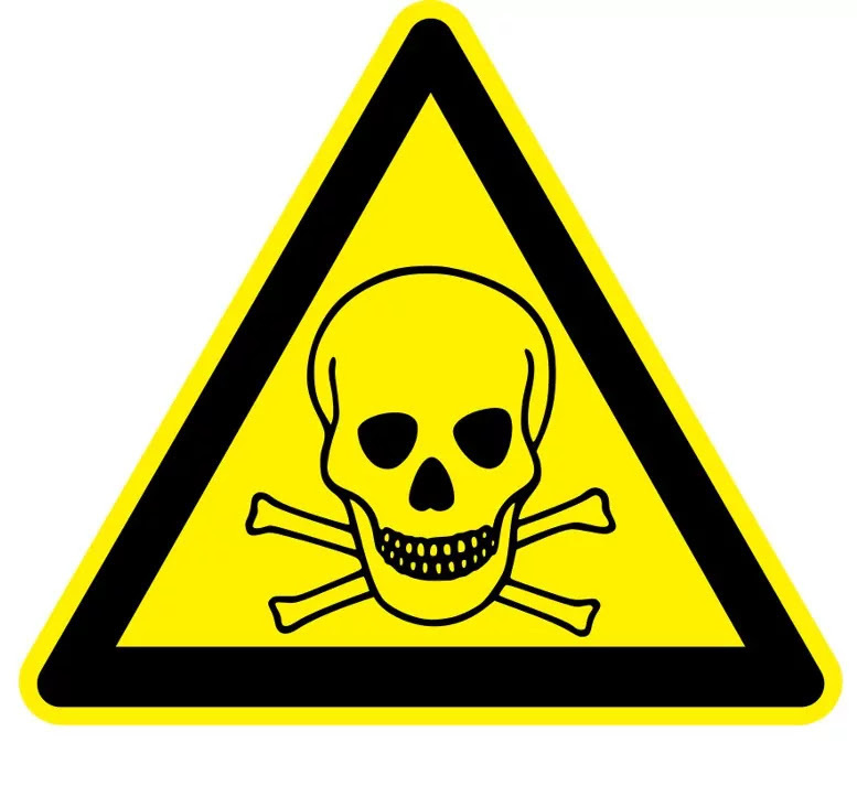 Toxic Hazard Warning Safety Sign! | Creative Si...