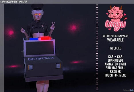 notthePolice Pack Halloween Costume October 2026 Gift by unyu | Teleport Hub - Second Life Freebies | Second Life Freebies | Scoop.it