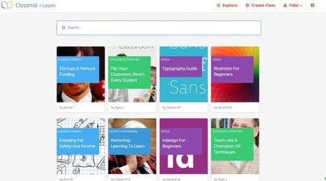 Classmill. Créer des cours en ligne facilement | Geeks | Scoop.it