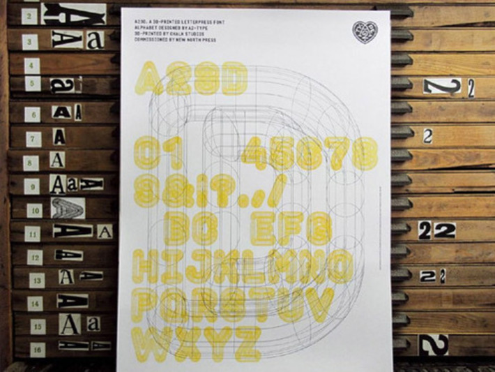 Affiche typographiée en imprimante 3D ! | Découvrir, se former et faire | Scoop.it