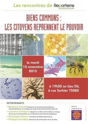 Rencontre de Reporterre sur les « biens communs », à Paris | Anders en beter | Scoop.it