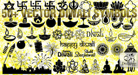 Dezignus.com » Blog Archive »Free Vector Diwali symbols | Freakinthecage Webdesign Lesetips | Scoop.it