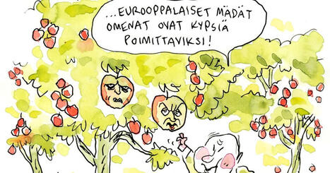 Ville Rannan pilapiirros: Vladimirin omenapuutarhassa | HS.fi | 1Uutiset - Lukemisen tähden | Scoop.it