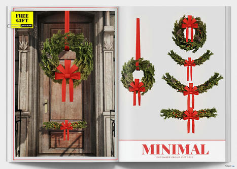Christmas Wreath December 2022 Group Gift by MINIMAL | Teleport Hub - Second Life Freebies | Second Life Freebies | Scoop.it