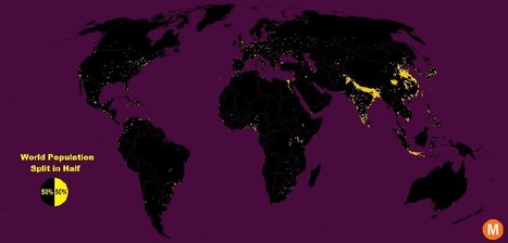 Half the World Lives on 1% of Its Land, Mapped | Education in a Multicultural Society | Scoop.it