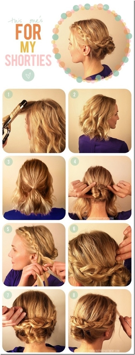 Updo Hair Tutorials Updos For Short Hair In Hairstyles Scoop It