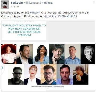 Sarkodie Named Committee Member For Midem Artist Accelerator Program in Cannes, France | Midem media mentions | Scoop.it