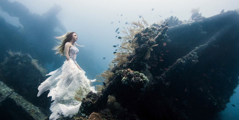 Underwater Fantasy Shoot in Bali: 7 Divers, 2 Models and 1 Underwater Shipwreck | Mobile Photography | Scoop.it