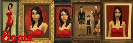 Portraits de Sonia Gothik (Sims 4) << Bloup sur Sims Artists | Les Sims | Scoop.it