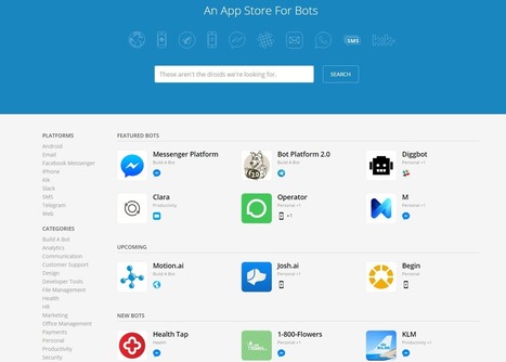 Botlist : un store qui recense les bots de toutes les plateformes | Collaboratif | Scoop.it