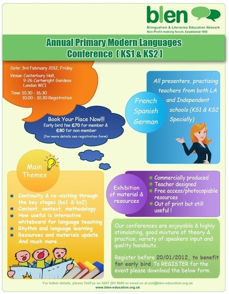 BLEN  - Bilingualism and languages/literacies education network | Bilingual Education & CLIL Projects - Proyectos en E. B. & AICLE | Scoop.it
