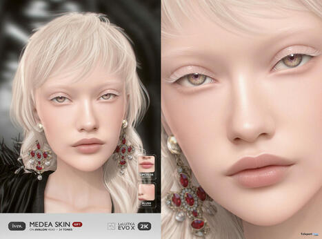 Medea Skin For Lelutka EvoX Astrophe Event October 2025 Group Gift by IVES Beauty | Teleport Hub - Second Life Freebies | Second Life Freebies | Scoop.it