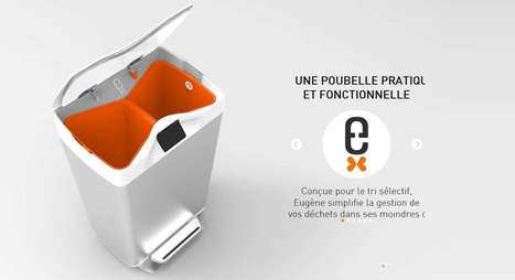 Eugène, la première poubelle connectée intelligente. - | Hightech, domotique, robotique et objets connectés sur le Net | Scoop.it