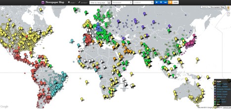 newspaper map | 21st Century Tools for Teaching-People and Learners | Scoop.it