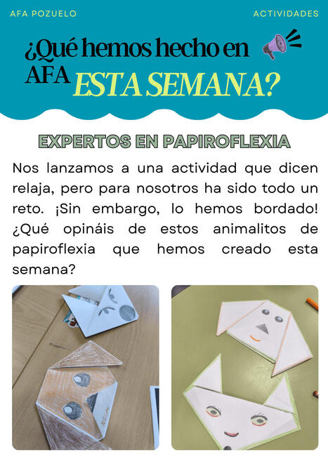&iquest;Qu&eacute; hemos hecho en AFA esta semana? - Del 4 al 8 de mayo | Alzheimer y m&aacute;s (Bolet&iacute;n n&ordm; 90) | Scoop.it